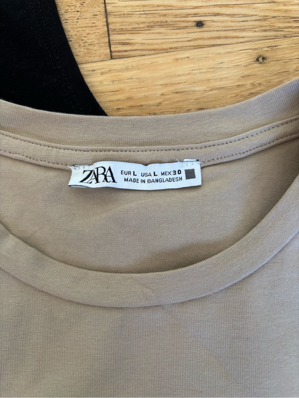 Zara Crewneck Tank Pair - Black & Taupe - Picture 2 of 4